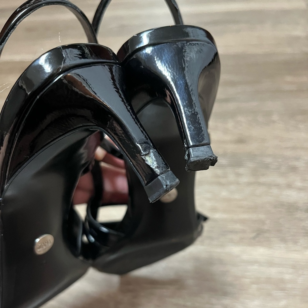 Zara Black Patent Leather Heels - Picture 10 of 12